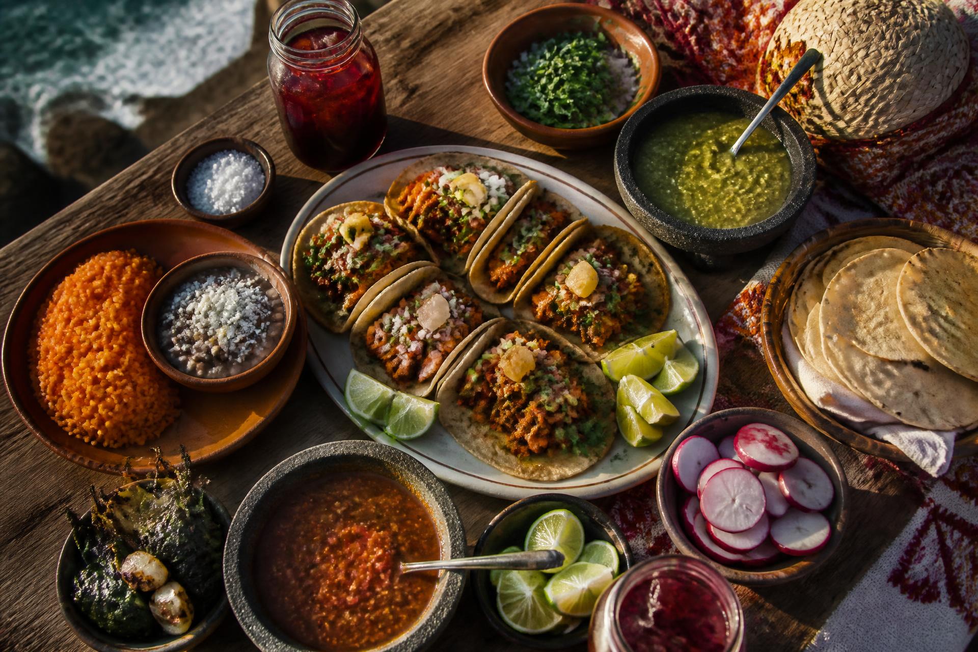 A vibrant Mexican feast